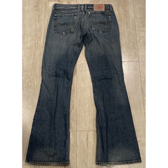 Vintage Lucky Brand Dungarees Dream Jean Blue Jeans Button Fly 6/28 USA Made - Picture 8 of 11